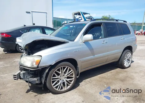 2006 Toyota Highlander Hybrid Limited V6 from USA, damaged, VIN JTEDW21A860003431